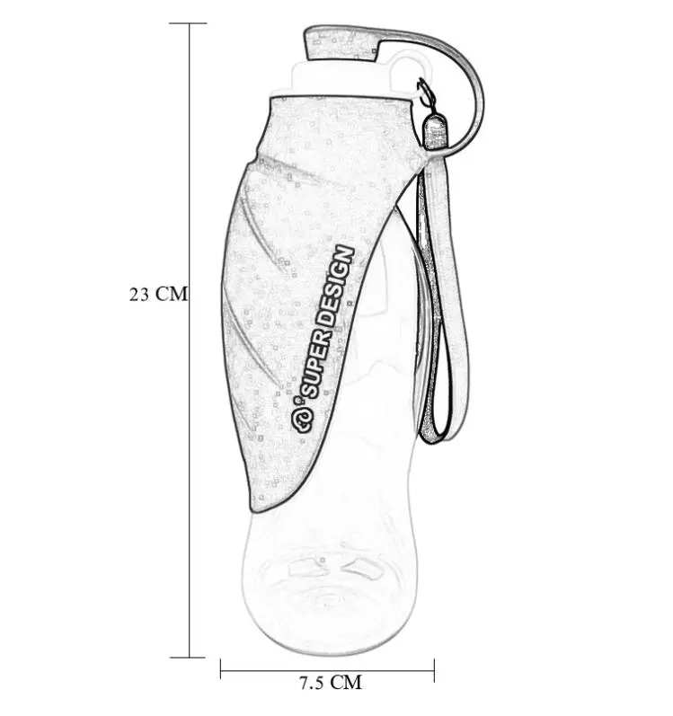 Pet Portable Drinking Cup For Dog Water Bottle – image 5