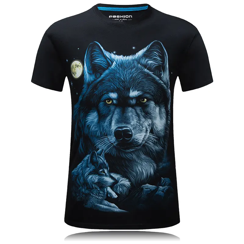 Wolf Design Tshirt 3D