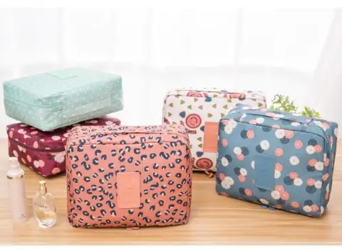 Lady Grace Premium Portable Travel Makeup Cosmetic Bags Organizer