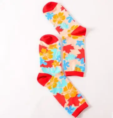 Crew Color Cotton Happy Socks Men Women British Casual Harajuku Designer Fashion Brand Novelty Art For Couple Funny A4 One Size - Shop at LoveMi