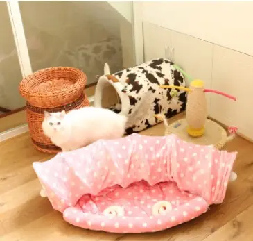 Drop ShippingJouets Vente Chaude Tunnel Chat Chaton Chiot Pet — Pink / B1