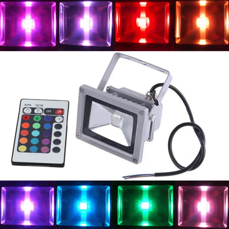LED seven color RGB remote control discoloration