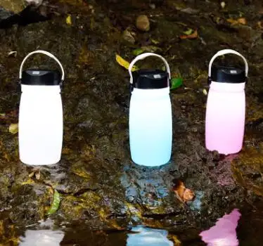 Tanbaby Portable Solar Silicone Lantern Bottle Light