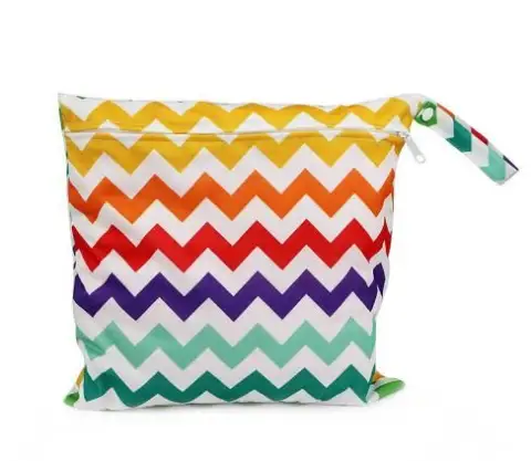 Useful Waterproof Reusable Zipper Baby Cloth Diaper Wet Dry