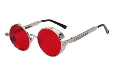 Austin Powers Vintage Round Metal Frame Sunglasses - Image 10