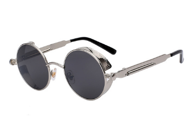 Austin Powers Vintage Round Metal Frame Sunglasses - Image 5