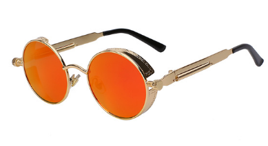 Austin Powers Vintage Round Metal Frame Sunglasses - Image 18