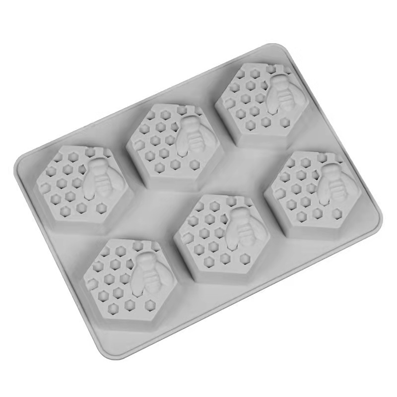 Title 1, 6 Even Silicone Mold Honeycomb Ice Tray Mold Di...