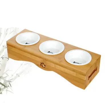The pet dog bowl three of single
