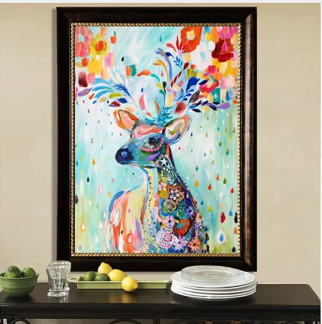 New 5D DIY Diamond Art Picture Deer Embroidery Full Square Diamond Cross Rhinestone Mosaic Painting Decoration Shoes At Factory Prices 25X30Cm - Shop at LoveMi