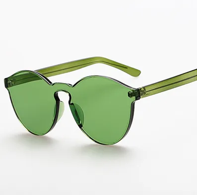 Women's Metal Fashionable Eye Protection Glasses Green - Shop at LoveMi
