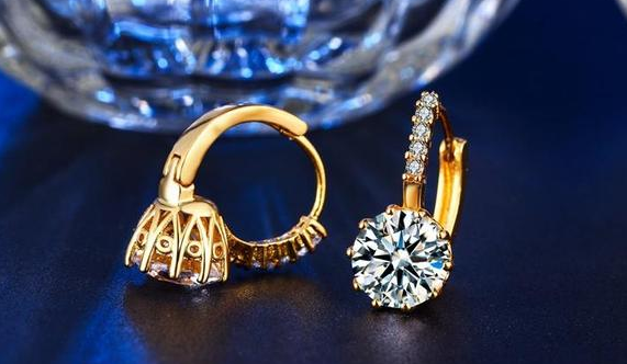 Fashion Women's Electroplating Orchid Earrings