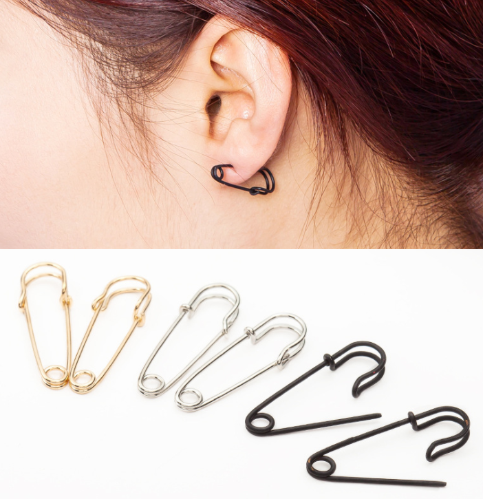 Simple Small Pin Stud Earrings