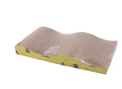 Pet Cat Kitten Scratch Scratcher Pad Seize Catch Board Mat Catnip Bed S shape Wave Shape - Shop at LoveMi