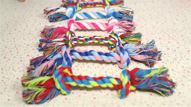 Dog bite rope toy knot molar bite-resistant