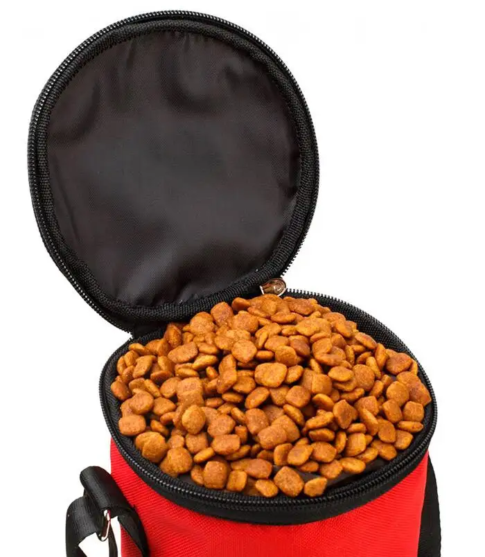 Waterproof Food Bag Dog Feeders Travel Bowls