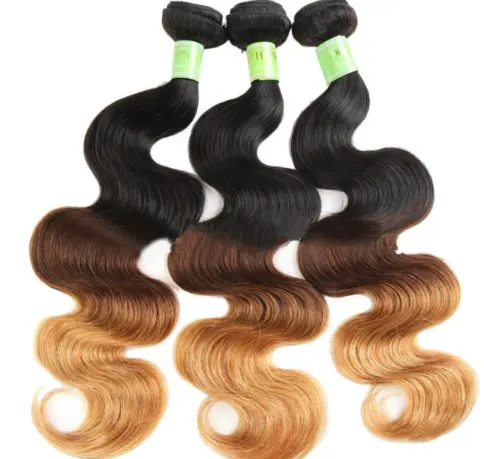 Xuchang Bundle Body WaveT1b27 Ombre Hair Curtain