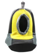 Pet backpack dog out portable breathable bag Yellow - Shop at LoveMi