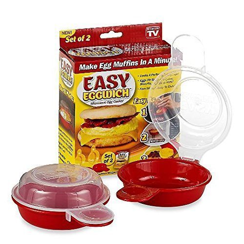 Easy Eggwich Egg Hamburg Pancake Omelet Maker Microwave Cheese Egg Poachers Eggs Tools Drop Shipping