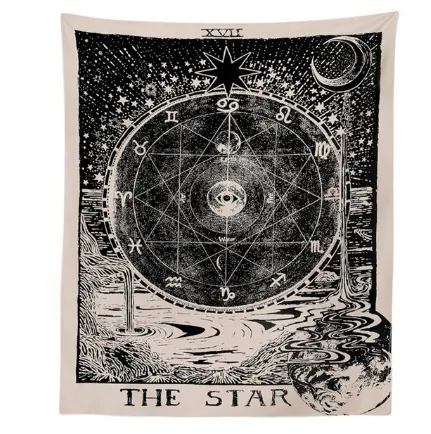 Astrology star sun star moon living room bedroom tapestry home decoration The Star - Shop at LoveMi