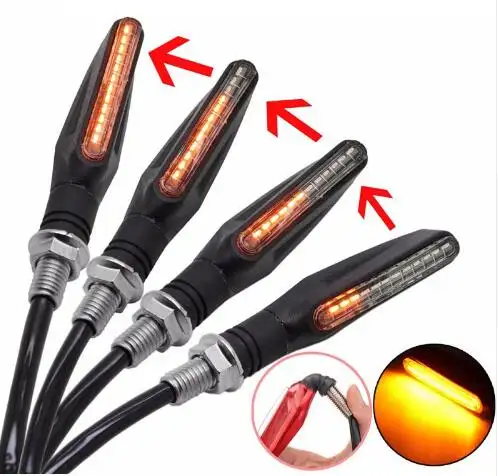 Newest 4x Universal flowing water flickering led