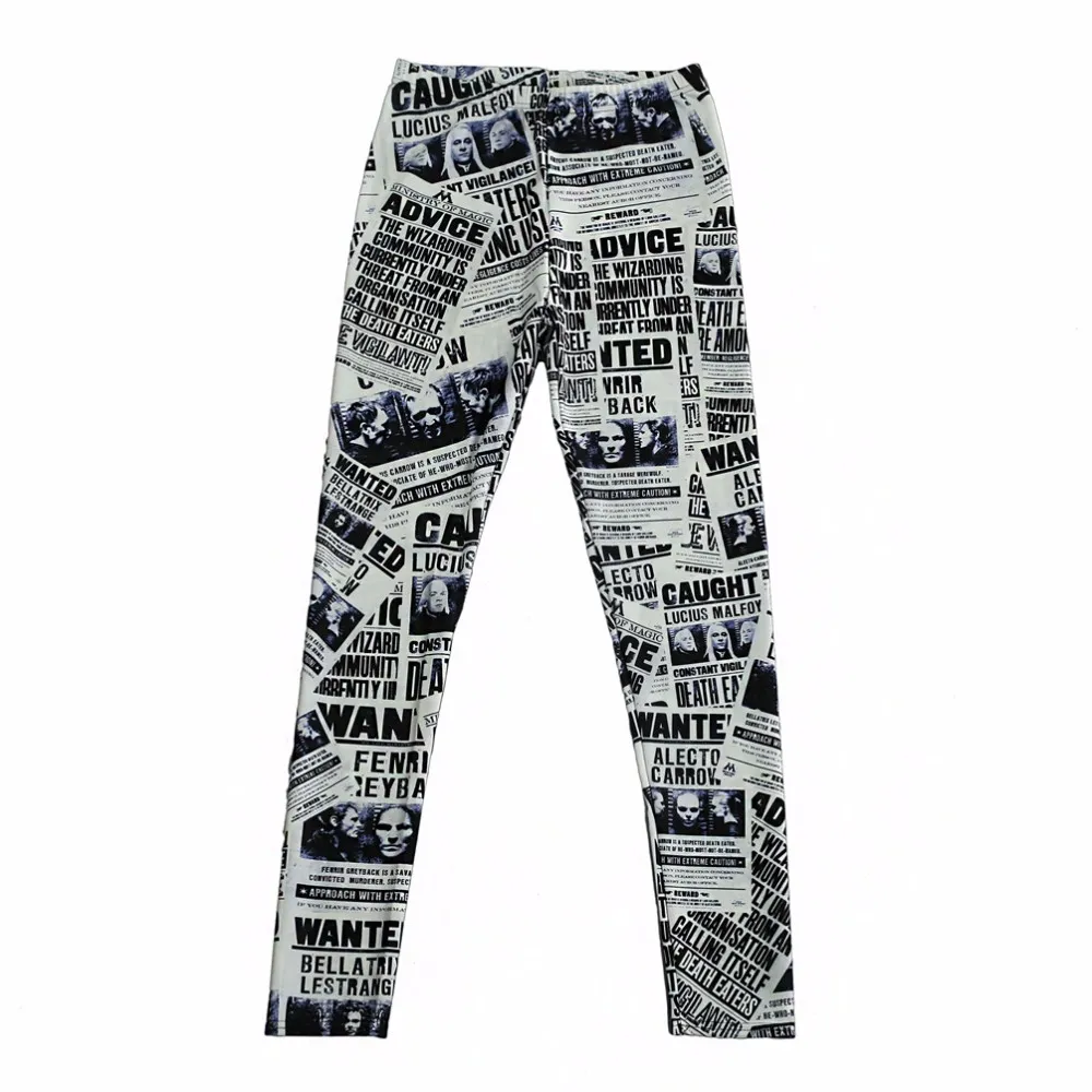 Digital printing leggings tights nine pants women - K-Xxl
