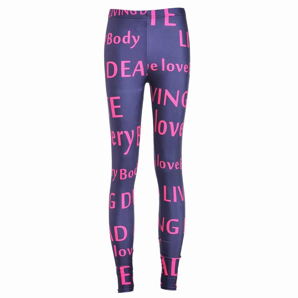 Digital printing leggings tights nine pants women H Xl - Shop at LoveMi
