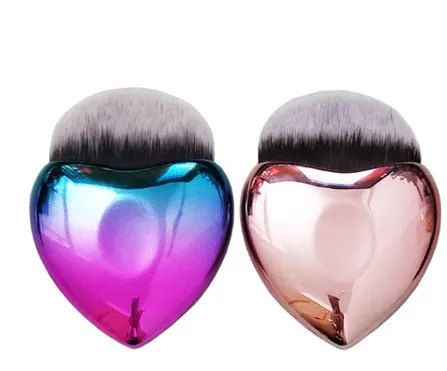 Heart shaped foundation brush Portable makeup blush brush Professional beauty tools A+B - Shop at LoveMi