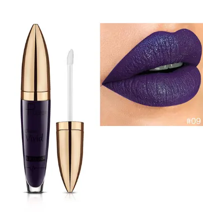Pudaier Matte Pearlescent Lip Gloss Non-stick Cup Diamond Lip