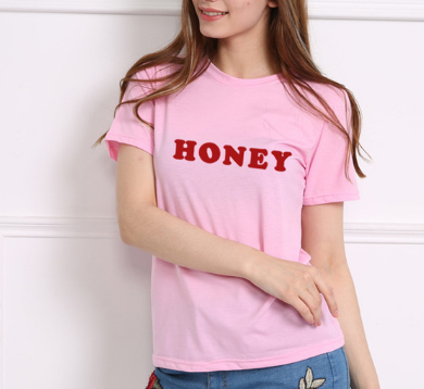 Foreign Trade AliExpress Women's T-shirt European And American Letters Short-sleeved T-shirt TopsForeign Trade AliExpress Women's T-shirt European And American Letters Short-sleeved T-shirt T