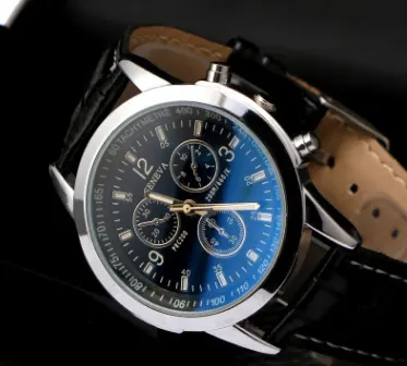 Men's Watch Blu-ray Colorful Glass Male Micro-business Taobao Explosion