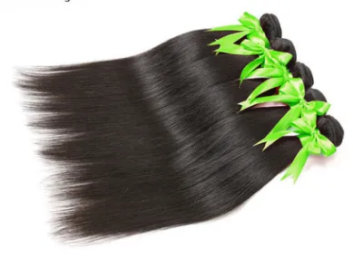 Real Hair Wig Straight Hair Natural Color Europe And America Brazil Straight Hair Curtain 18Inch - Shop at LoveMi