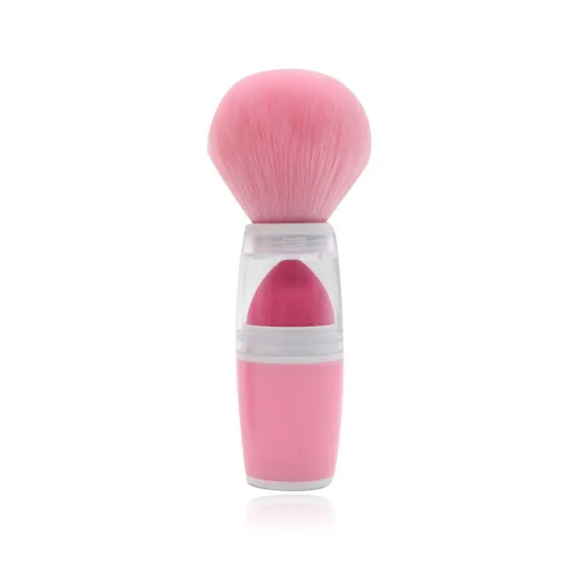 New portable blush brush single loose powder sponge head puff blush loose powder multi purpose makeup tools Pink - Shop at LoveMi