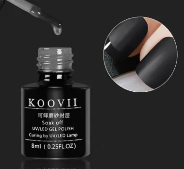 KOOVII only frosted seal, nail polish, matte, fog, phototherapy, glue, top oil, matte, retro transparent nail polish - Shop at LoveMi