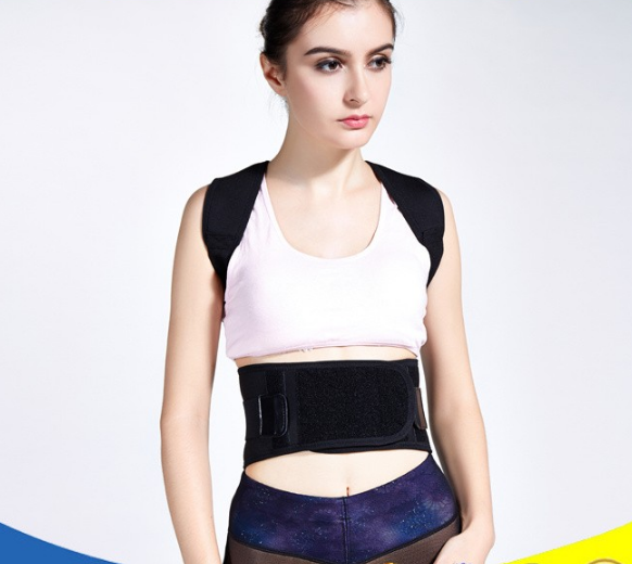 Straightening posture correction and kyphosis correction device for correction of hump hunchback orthodontic belt