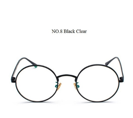 Metal circular frame sunglasses punk wind glasses