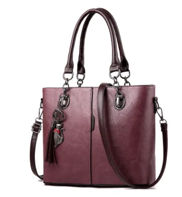 Luxury Handbags Leather Shoulder Bag Purple - Shop at LoveMi
