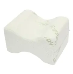 Memory Foam Knee Leg Pillow Bed Cushion Wedge Pressure Relief Sleep Support Aid - White2 - View 1