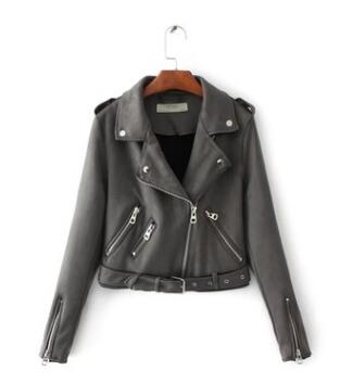 Suede zZipper Jacket Grey - Shop at LoveMi