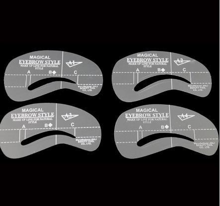 A1-A4 Thrush Card Eyebrow Template Eyebrow Card Thrush Artifact Eyebrow Assist