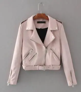 Suede zZipper Jacket Pink - Shop at LoveMi