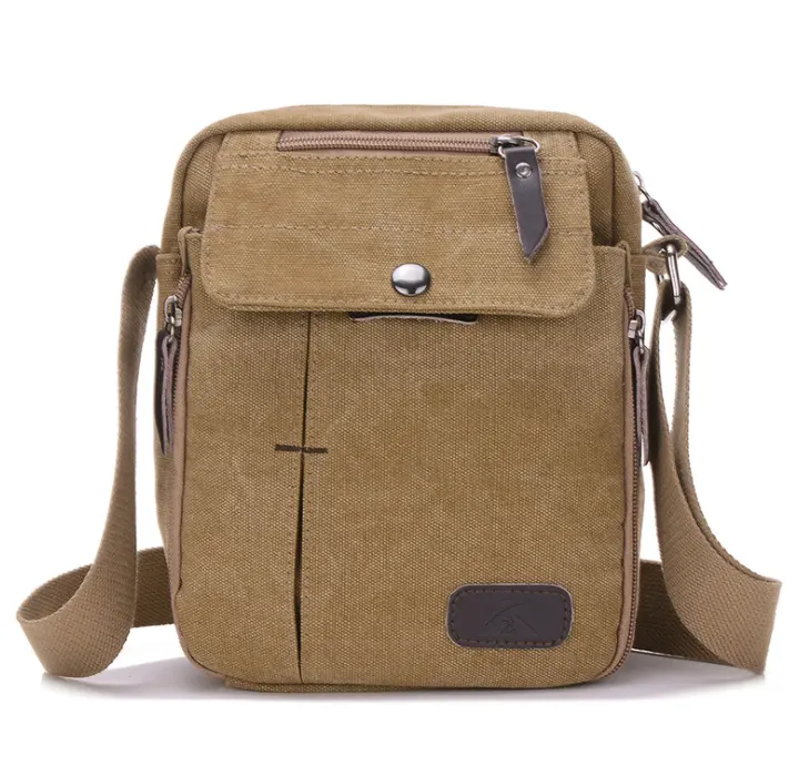 Men and Women Casual Small Messenger Bag Korean Canvas