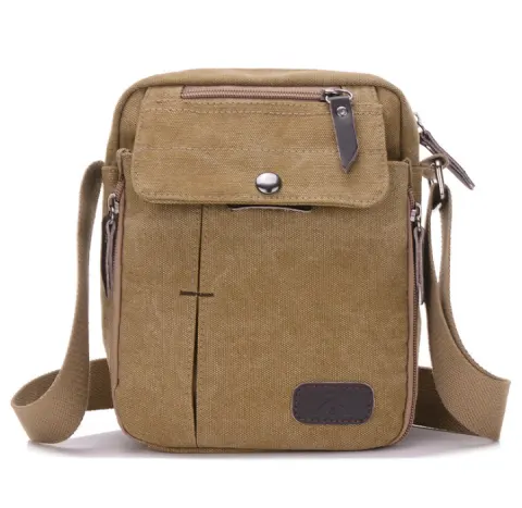 Men and Women Casual Small Messenger Bag Korean Canvas
