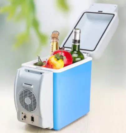 Portable 7.5L Mini Auto Fridge Car Refrigerator Multi-Function Home