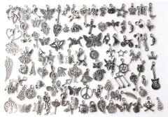 100 Tibetan silver accessories Bracelet accessories Pendant diy accessories - View 1