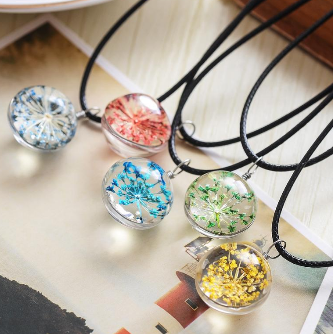 Flora Glass Necklace