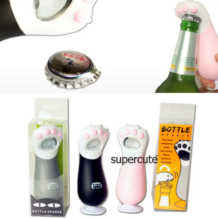 PREUP new fashion and high quality Creative Hand Bottle Opener Beer Drink Bar Kitchen Tool Cat Claw Shaped