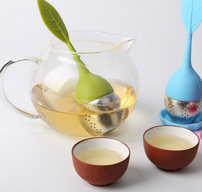 Leaf silicone tea machine