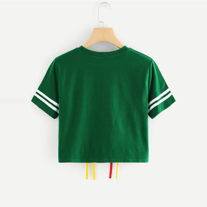 Clothes women's short-sleeved 4t shirt women's spring speed sale summer explosions personality stickers short t-shirt