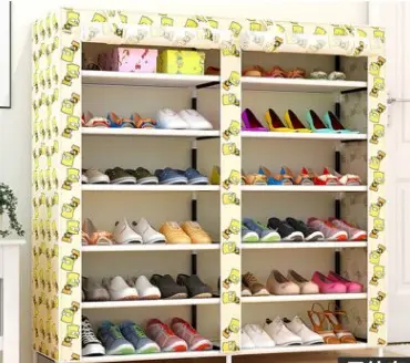 Actionclub Thick Non-woven Double Row Multi-layer Shoe